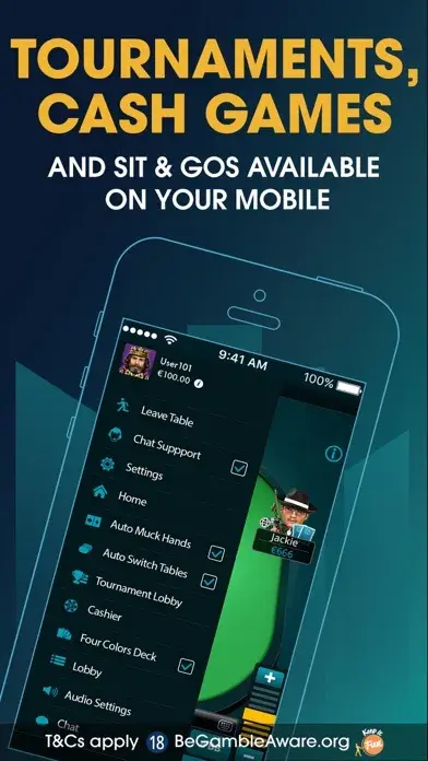 Grosvenor Poker official mobile app screenshot