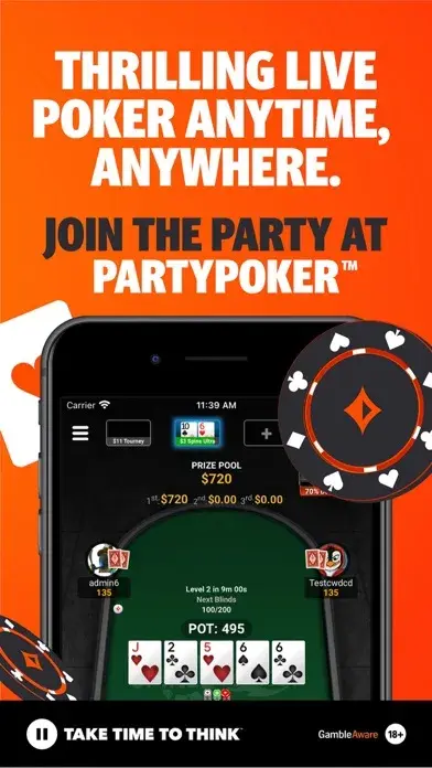 partypoker official mobile app screenshot