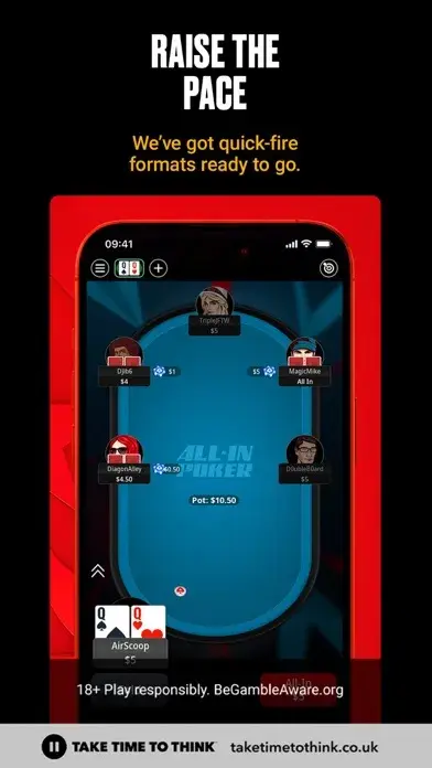 PokerStars on Betfair official mobile app screenshot